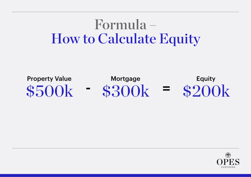Example for How to Calculate Equity Within A NZ Property