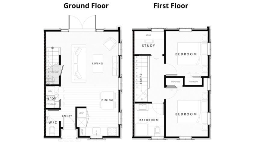 Brooksfield townhouses floor plans